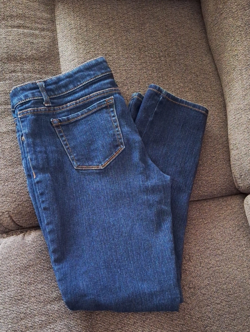Arizona Jean Company Straight-Leg Women's Jeans in Blue Denim